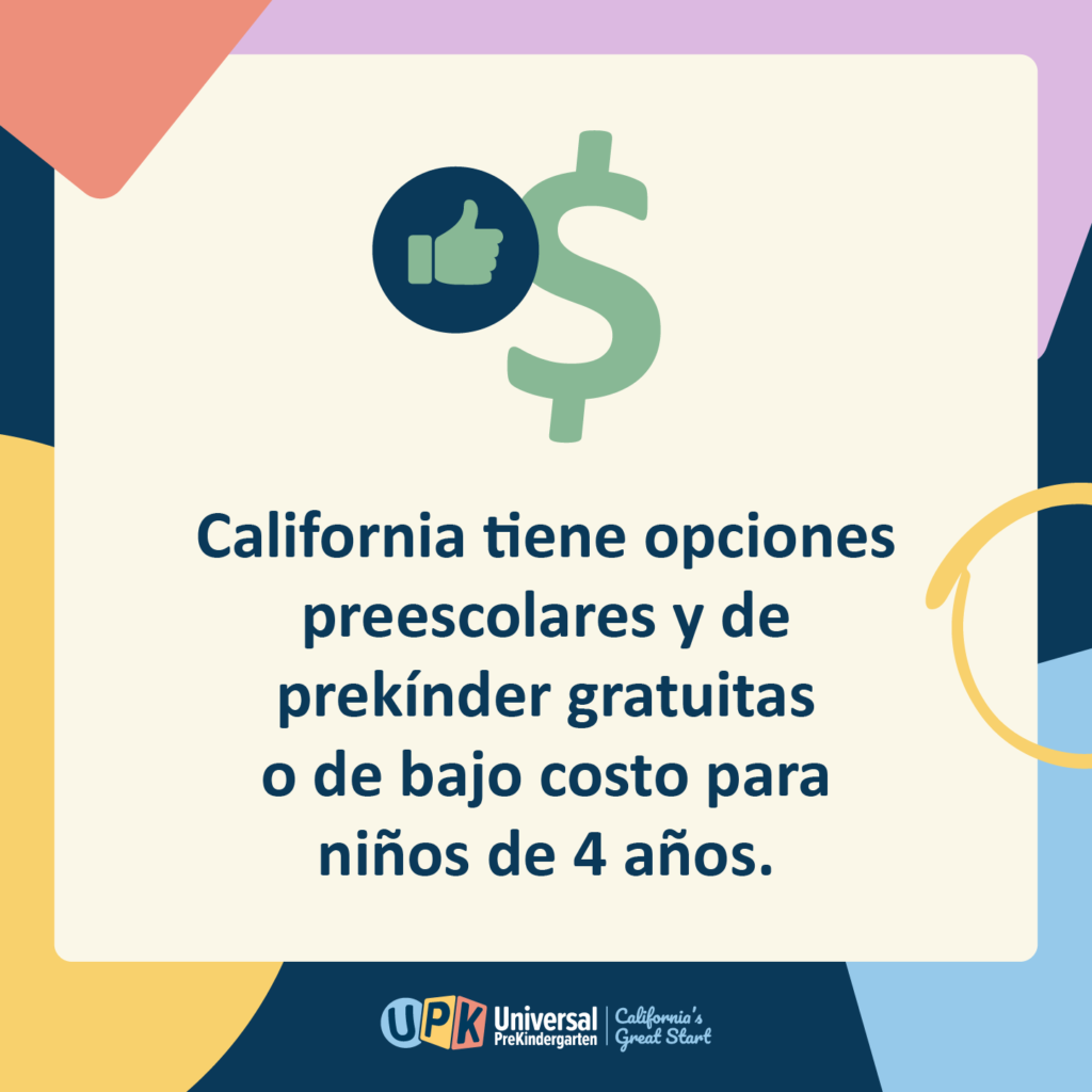 Know Your Early Learning Options Social Graphic es LA 1x1 A