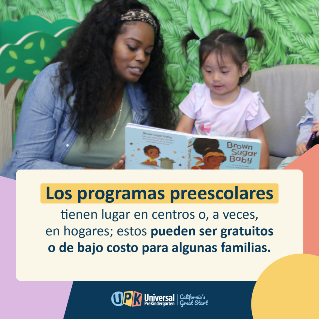 Know Your Early Learning Options Social Graphic es LA 1x1 C